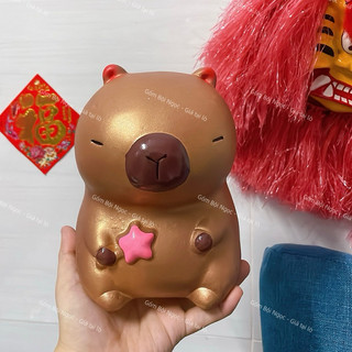 Heo Đất Capybara Tiết Kiệm Nhiều Màu Siêu Xinh - Gốm Thủ Công Lái Thiêu