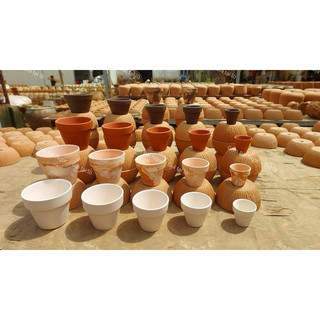 Chậu Đất Nung Nhiều Màu Nhiều Kích Thước - Chậu Ly - Trồng Sen Đá - Xương Rồng Từ 3.5cm Đến 11cm - Gốm Lái Thiêu