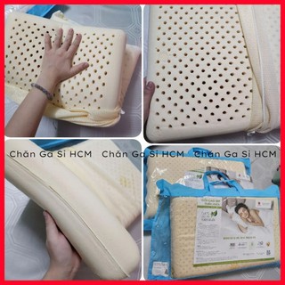 ✨VẠN THÀNH CHÍNH HÃNG✨Gối Nằm Cao Su Thiên Nhiên Đàn Hồi, Êm Ái, BH 10 Năm - Hàng Cao Cấp