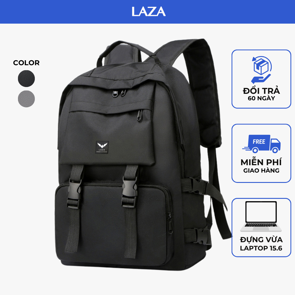 Ảnh Balo laptop nam nữ LAZA Geness Backpack 468 chất liệu chống thấm nước, đựng được laptop 15.6inch 1