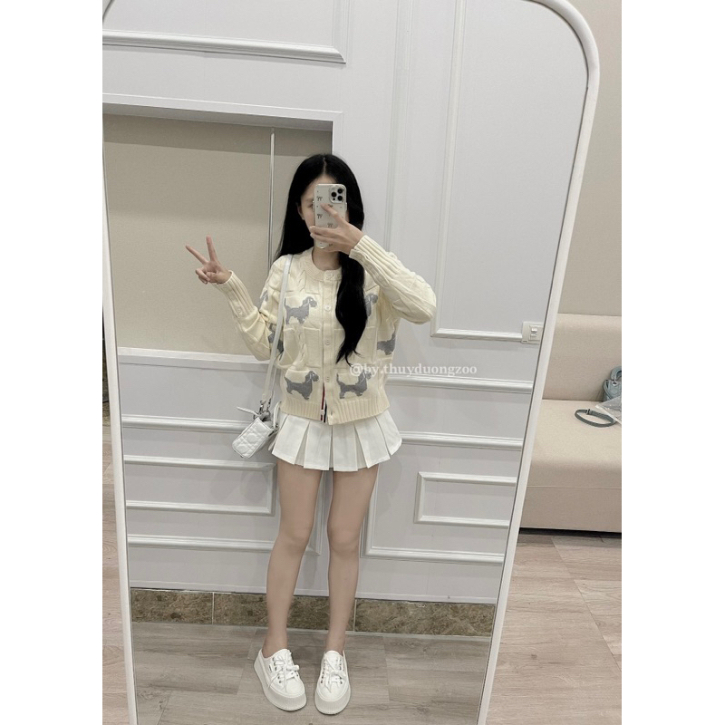 THUYDUONGZOO - ÁO CARDIGAN LEN NHIỀU CHÓ ( CHÍNH CHỦ CHỤP ) DÀY 1KG