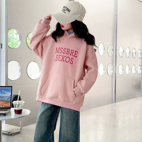 Áo nỉ lót nhung cho bé gái size đại BEESHOP D25022