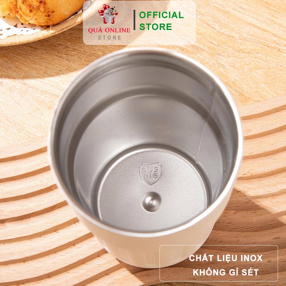 Ly giữ nhiệt Coffee Inox cao cấp hiển thị nhiệt độ khắc tên theo yêu cầu | Cốc giữ nhiệt Chính hãng