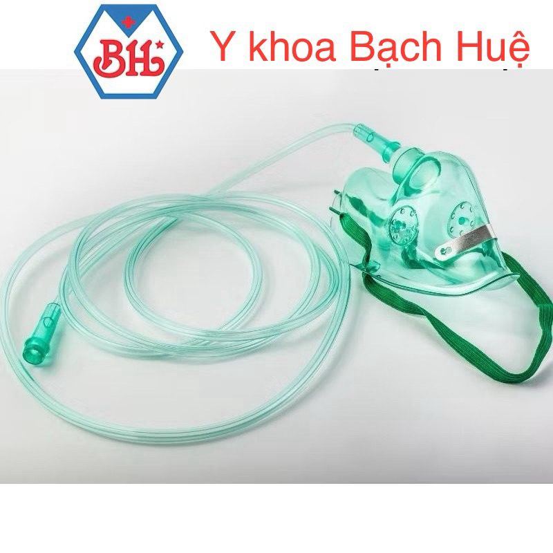 Mask thở oxy, mặt nạ thở oxy dùng trong máy tạo oxy và bình oxy