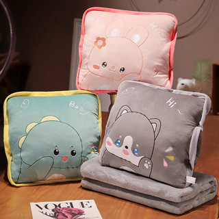 Miniso🔥Gấu chăn mền văn phòng, gấu mền cho bé đi học🔥Gấu bông nhập khẩu