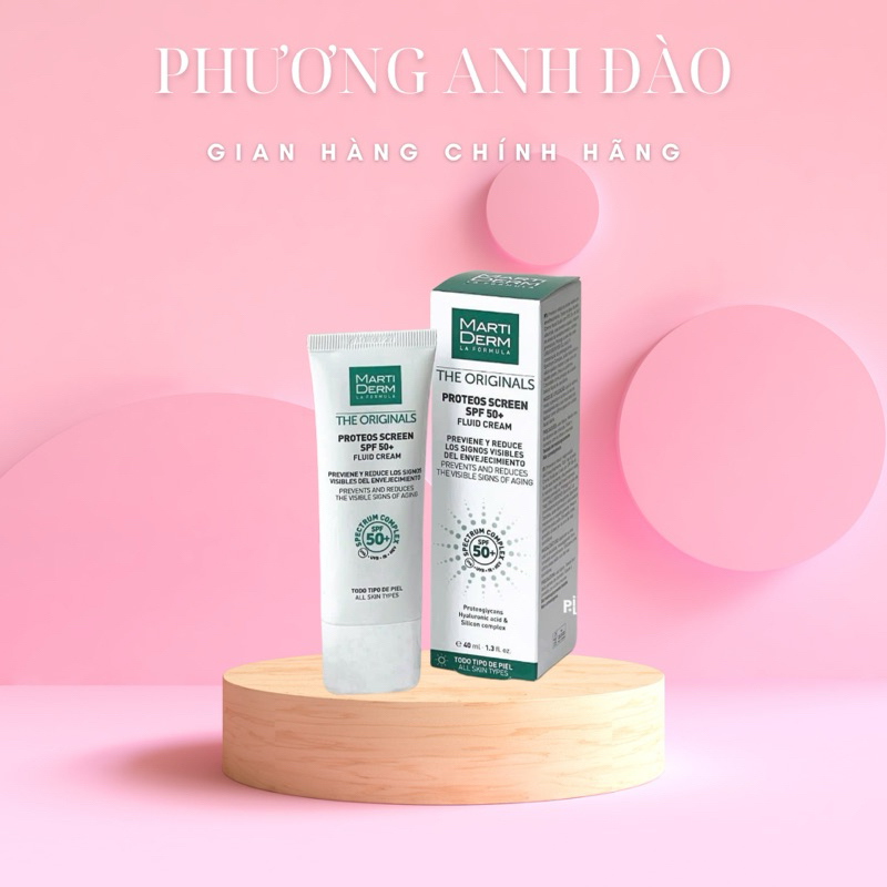Kem chống nắng Martiderm The Originals Proteos Screen SPF 50+ Fluid Cream