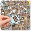 Set 60 Sticker Con vật dễ thương Capybara Chống Nước Dán Laptop Vali Mũ Bảo Hiểm Sổ Tay
