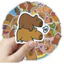 Set 60 Sticker Capybara Nhà Ngoại Giao Cute Chống Nước Dán Laptop Vali Sổ Tay
