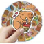 Set 60 Sticker Capybara Nhà Ngoại Giao Cute Chống Nước Dán Laptop Vali Sổ Tay