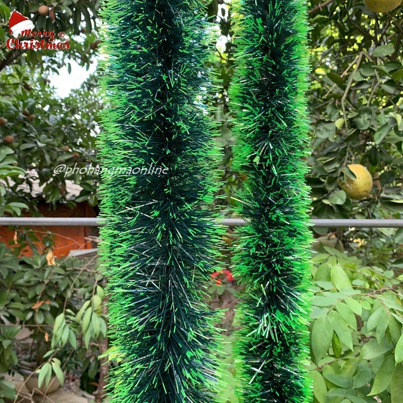 [2 cỡ] Dây chồn, dây thông, dây kim tuyến trang trí cây thông, làm vòng nguyệt quế Noel giáng sinh