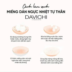 Davichi Miếng dán nhiệt tự thân Sweatproof nipple covers