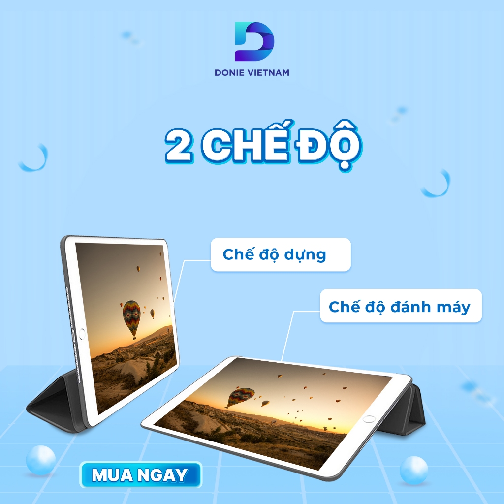 Bao Da Viền Silicon Chống Sốc Không Khe Bút Cho iPad A16 Gen 10/11 Air 4/5/6/7 Pro 11/13 | DONIE P02