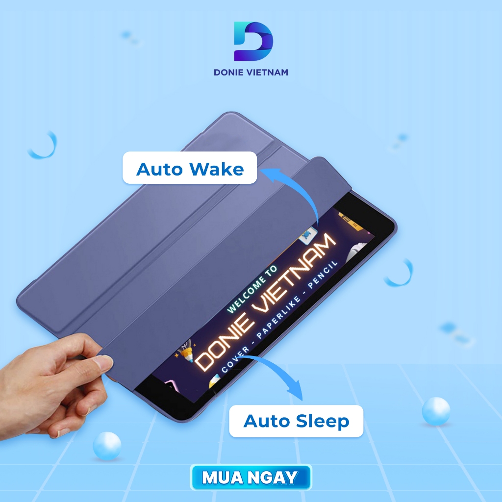 Bao Da Viền Silicon Chống Sốc Không Khe Bút Cho iPad A16 Gen 10/11 Air 4/5/6/7 Pro 11/13 | DONIE P02