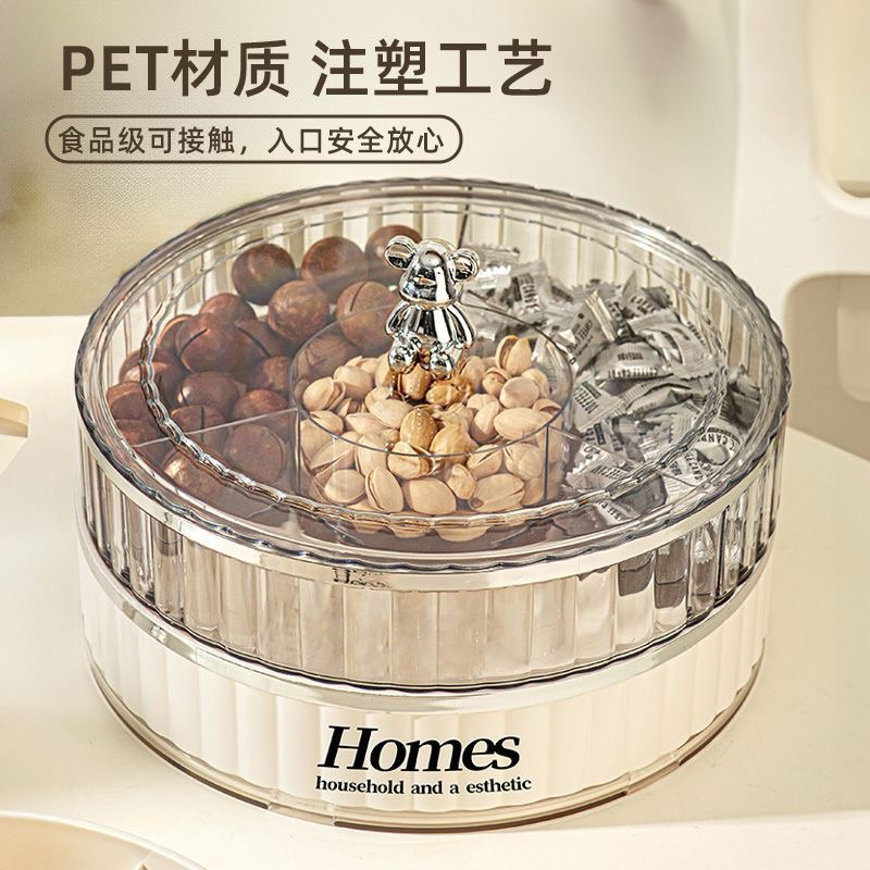 Khay đựng đồ tết, đồ ăn 3 tầng nhiều ngăn