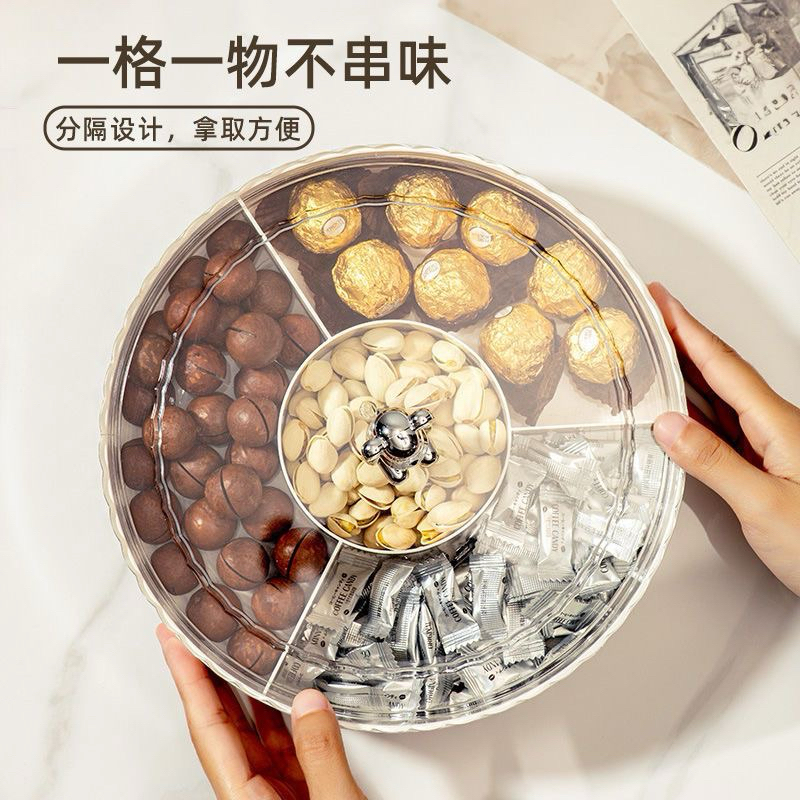 Khay đựng đồ tết, đồ ăn 3 tầng nhiều ngăn