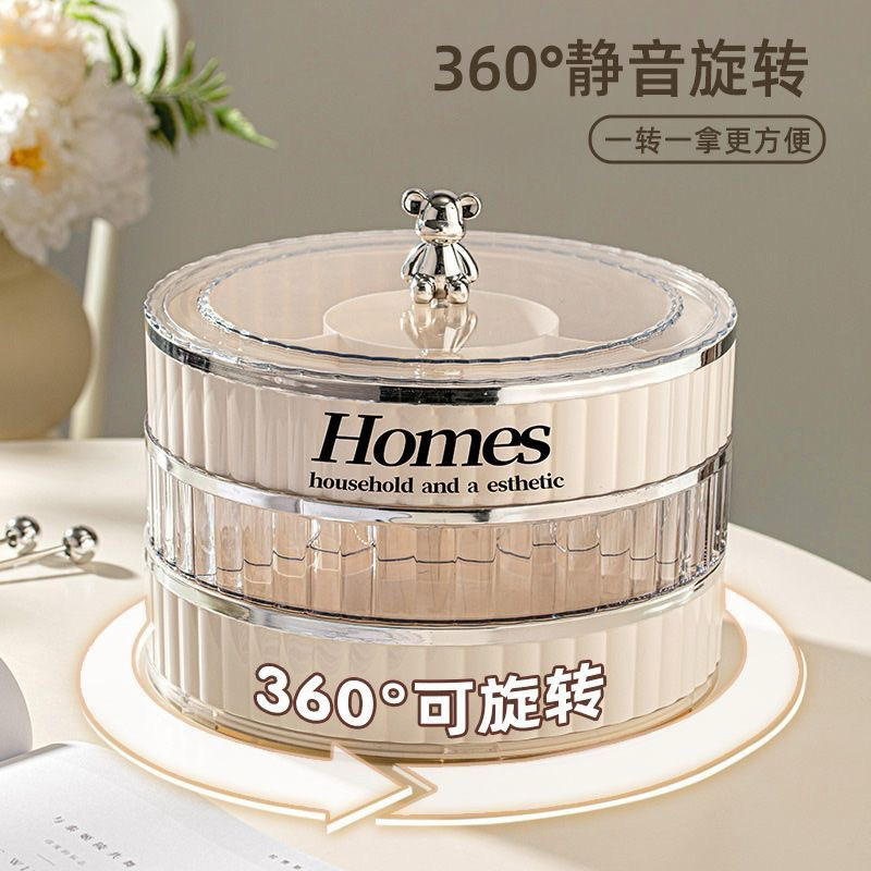Khay đựng đồ tết, đồ ăn 3 tầng nhiều ngăn