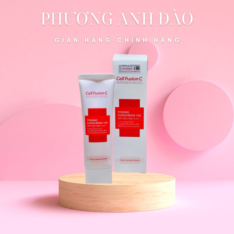 Kem chống nắng Cell Fushion C Toning