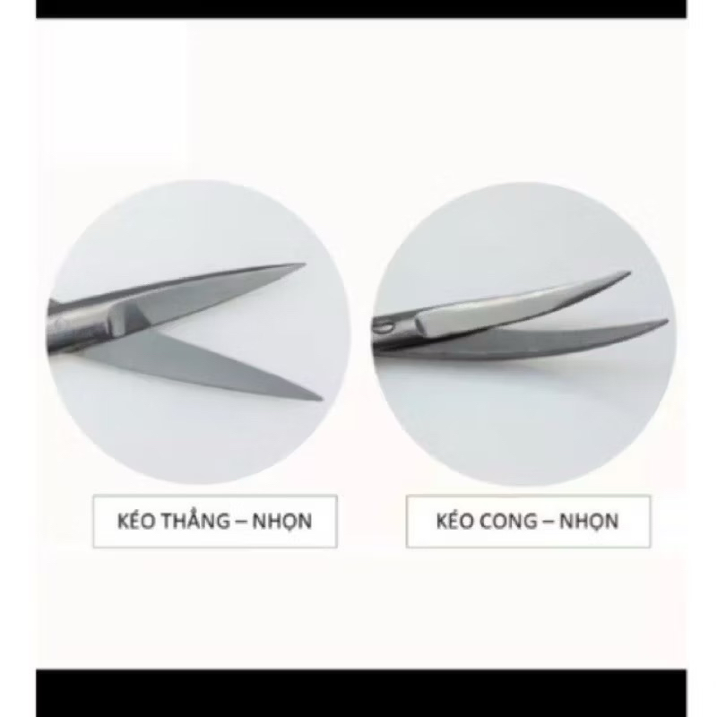 Kéo y tế cong, thẳng nhọn, kéo thẳng. cong mũi nhọn( cái)