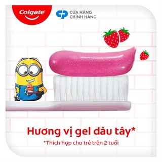 Bộ 2 Kem đánh răng Colgate Minion cho bé hương dâu 80g