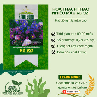Hạt giống Hoa Thạch Thảo Nhiều Màu RD 921 (0,2gram~250 hạt) dễ chăm, dễ nảy mầm, trồng quanh năm
