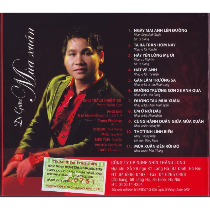 Băng Cassette Trong Tấn - Đi Giữa Mùa Xuân