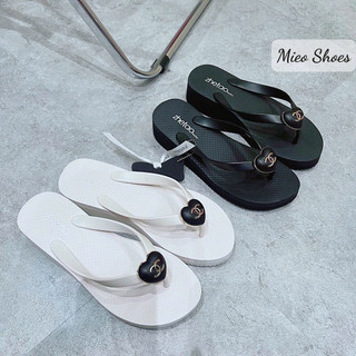 Dép Kẹp Xuồng Tim Chuẩn QC Fullbox Hãng Xịn / Mieo Shoes D2803 D2804