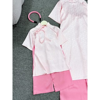 Set áo dài đôi mẹ bé chất gấm lụa mềm mịn, áo dài cho bé gái sz 10-30kg