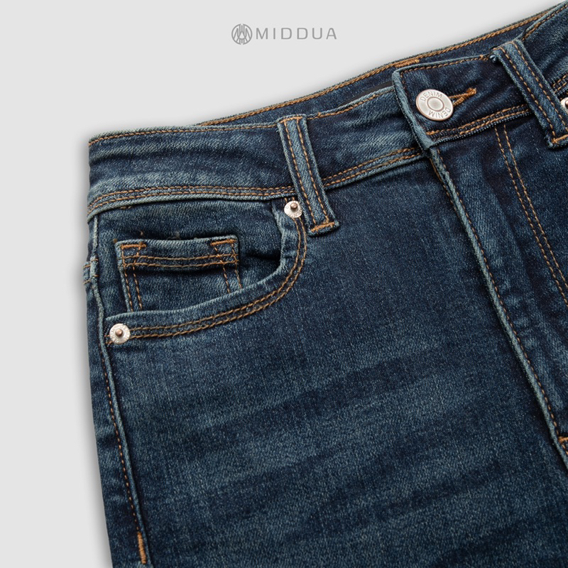 MIDDUA - JN201 Quần skinny denim co giãn, có túi