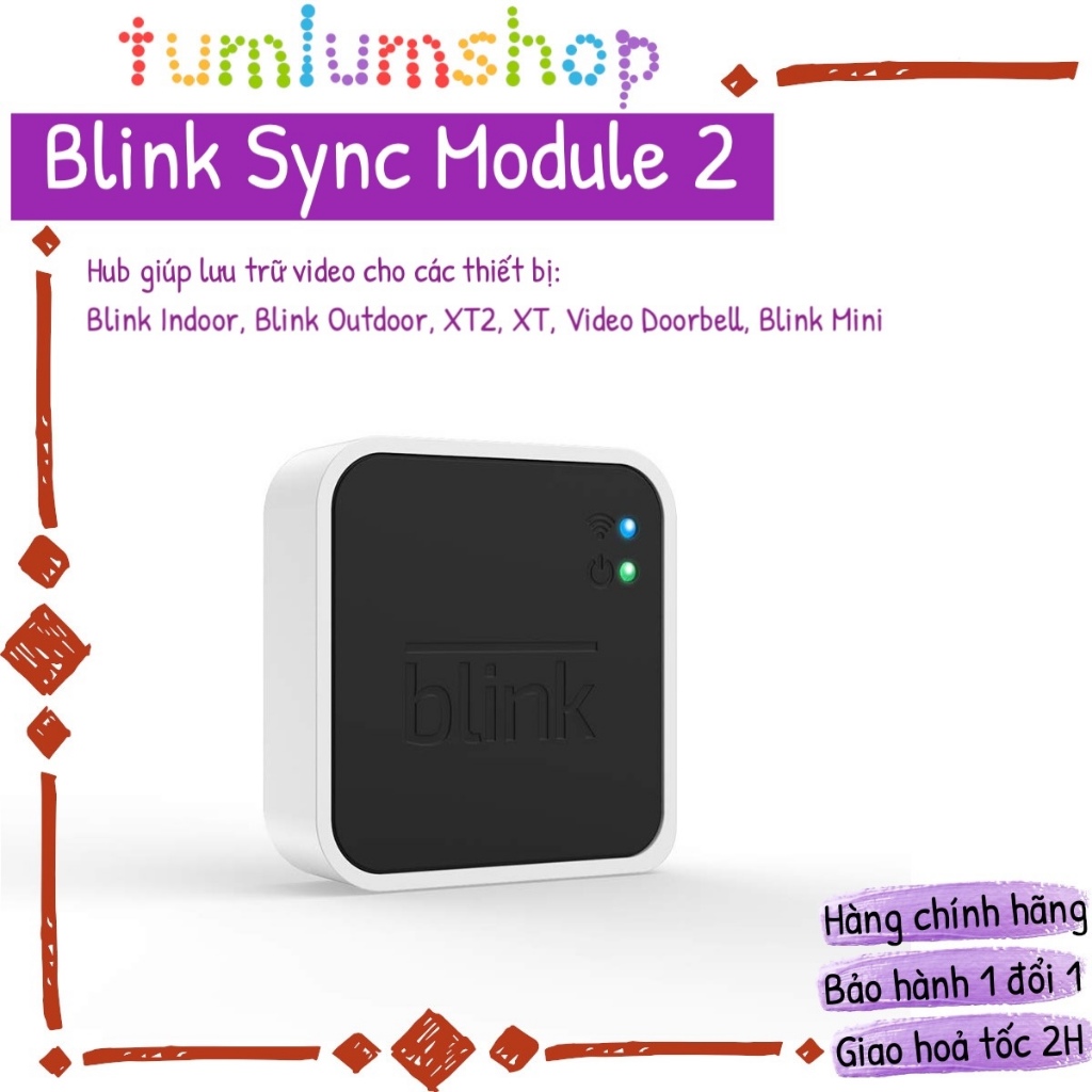Blink Sync Module 2 - Hub lưu trữ video cho Blink Mini Outdoor Indoor ...