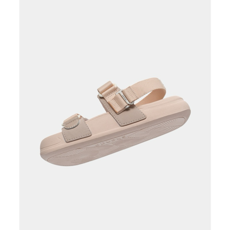 Ảnh Giày sandal nam nữ Shondo bánh mì Platy 5 khoen gài màu HỒNG PL57095 3