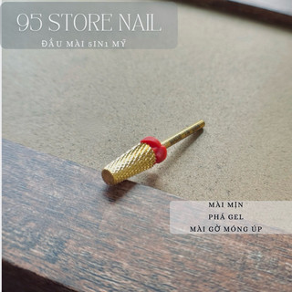 Đầu mài 5 in 1 made USA - mài phá gel , mài mịn bột , chân móng úp siêu nhanh