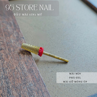 Đầu mài 5 in 1 made USA - mài phá gel , mài mịn bột , chân móng úp siêu nhanh