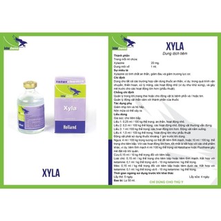XYLA 2% Interchemie Holland giúp an thần giảm đau cho động vật chai50ml trên chó mèo gia súc gia cầm