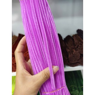 [có sẵn - hỏa tốc hcm] bó 50/100 sợi Kẽm Nhung Loại 1 Làm Hoa Handmade Màu Pastel Lông Dày Mịn nhiều màu AG.FASHION