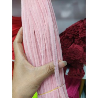[có sẵn - hỏa tốc hcm] bó 50/100 sợi Kẽm Nhung Loại 1 Làm Hoa Handmade Màu Pastel Lông Dày Mịn nhiều màu AG.FASHION