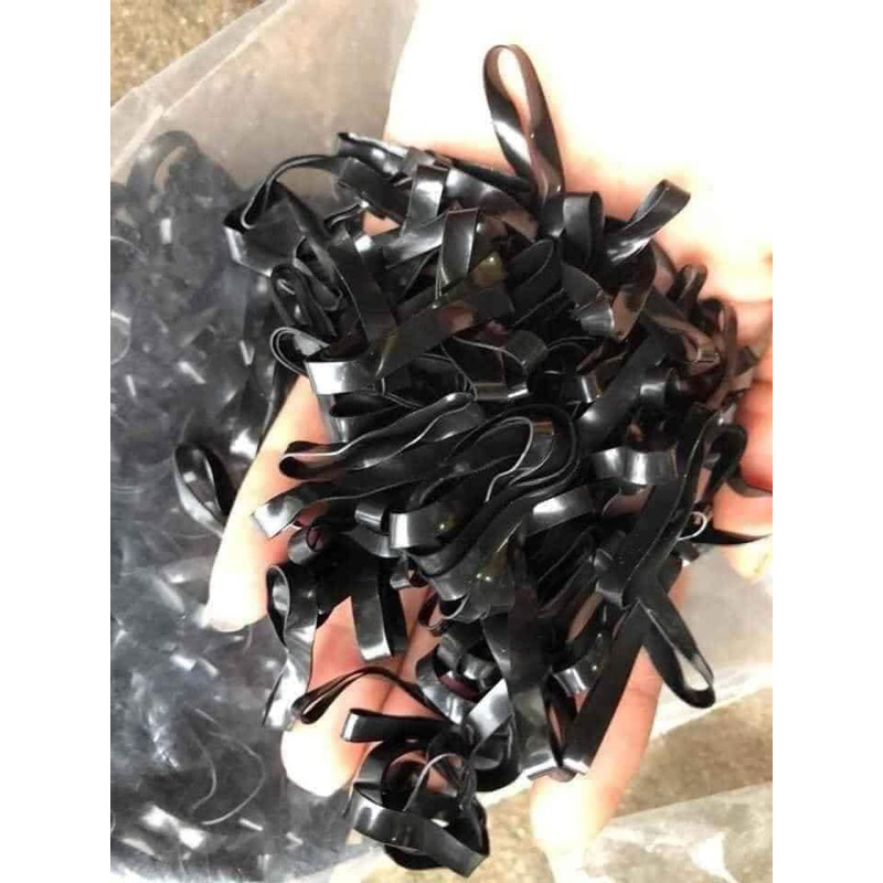 Dây thun đen cột tóc-Bịch 50gr