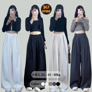 247Store - Quần ống rộng cạp cao tôn dáng chất GOLD phong cách Q.ongrong389 - P2K4