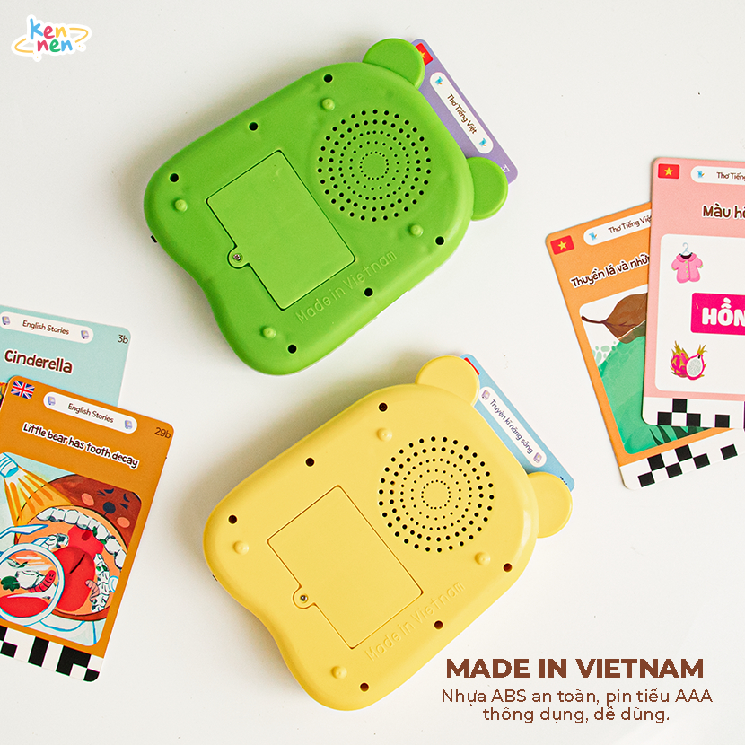 Máy đọc song ngữ 100 truyện thơ Anh Việt Kennen 100Plus - bảo hành 6 tháng