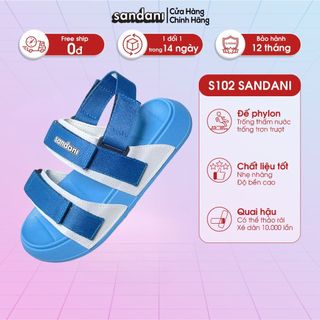 Giày Sandal Nữ Quai Ngang Đế Êm Chống Trơn, Dây Dù, S5 Xanh Đại Dương Size 36-40 – SandanI