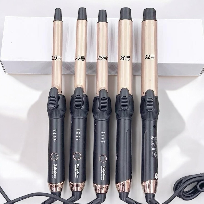 Máy Uốn Tóc Babyshow Chính Hãng – 5 Size Lọn – Điều Chỉnh Nhiệt – Chống Gãy Rụng – Tóc Đẹp Chuẩn Salon Tại Nhà