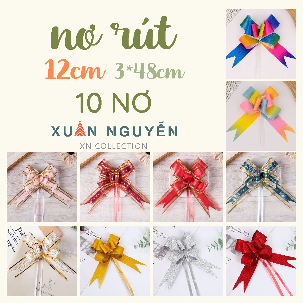 10 Nơ rút 10cm 3x48cm xncollection | Shopee Việt Nam
