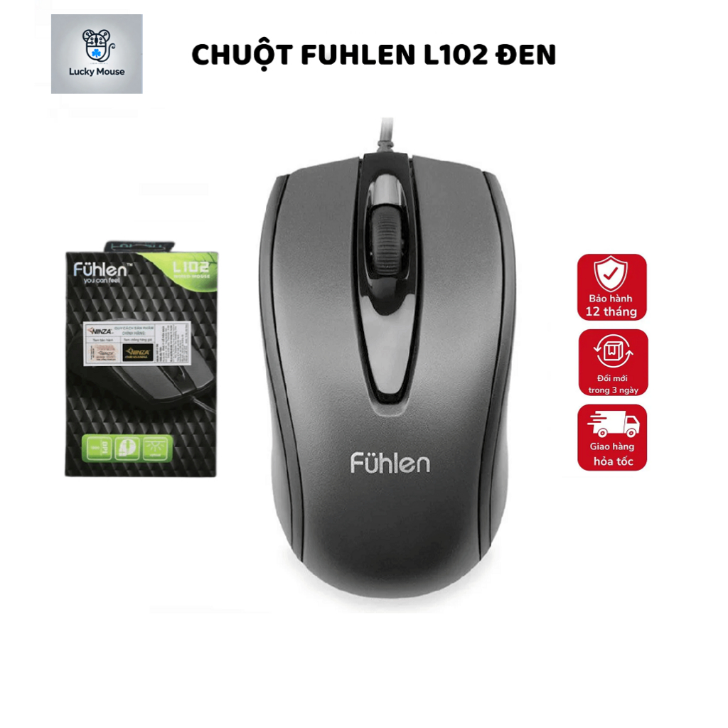 Chuột Có Dây Fuhlen L102 Nhập Khẩu 1000 DPI - Chuột Máy Tính Văn Phòng ...