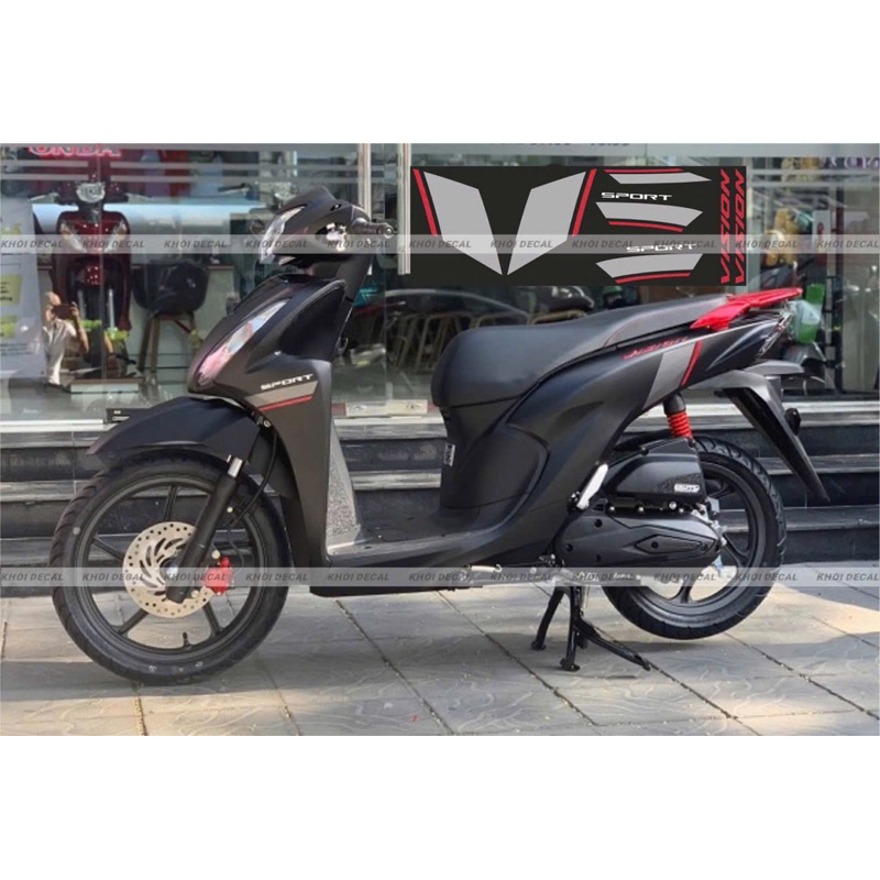 Tem Vision phiên bản mới nhất 2025 mẫu Zin