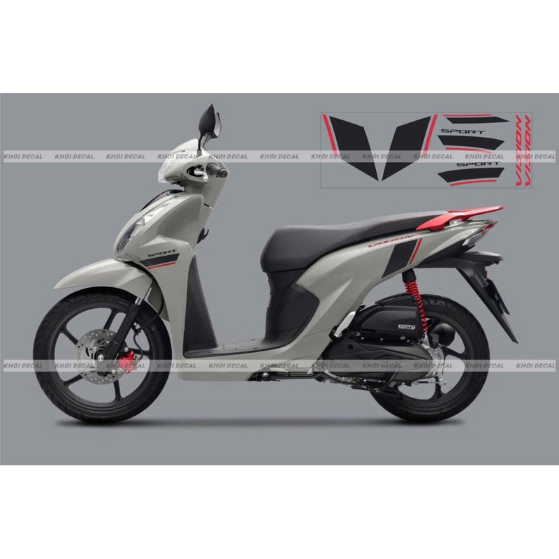 Tem Vision phiên bản mới nhất 2025 mẫu Zin