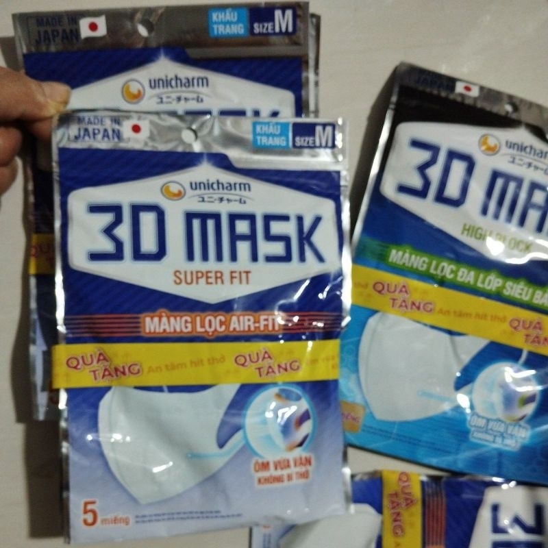 1 gói khẩu trang 3D MASK/UV 5 Chiếc/gói