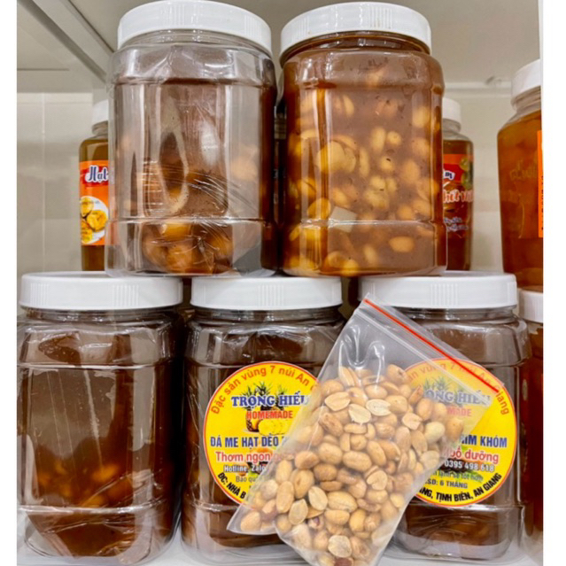 Combo 2 hộp 2kg - Đá me hạt dẻo - Me hạt dẻo rim đác thơm - 1kg/1 hộp ...
