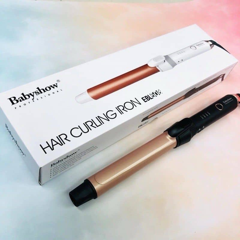 Máy Uốn Tóc Babyshow Chính Hãng – 5 Size Lọn – Điều Chỉnh Nhiệt – Chống Gãy Rụng – Tóc Đẹp Chuẩn Salon Tại Nhà