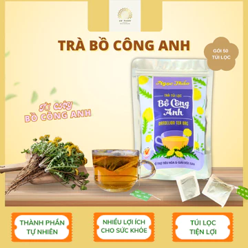 Trà Túi Lọc Bồ Công Anh Thơm Ngon Hỗ Trợ Tăng Cường Sức Khỏe Lá Gan - Gói 50 Túi Lọc