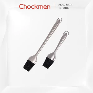 Phết Dầu CHOCKMEN Inox 18/10 & Silicone Chổi Quét Dầu Ăn Phết Gia Vị Đồ Nướng Cọ Quét Nướng Bánh