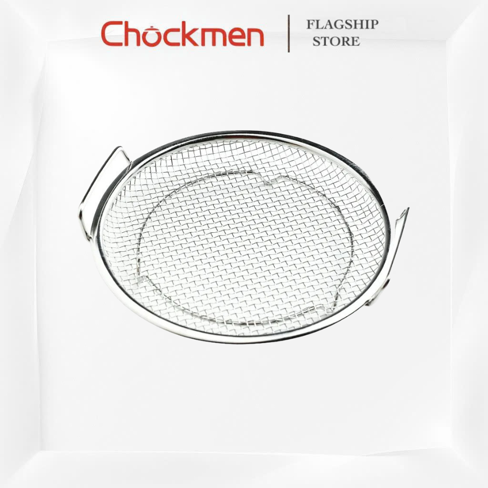 Lưới Ráo Dầu KINSGEM by Chockmen Inox Dày Dặn Khay Lưới Ráo Nước Rau Củ Quả Khay Nồi Chiên Không Dầu